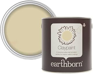 earthborn Claypaint, Breathable paint for Walls and Ceilings (Crocky Road, 5 Litre)