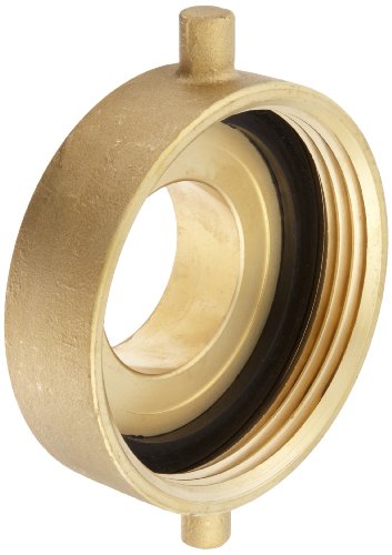 Moon 369-4022521 Brass Fire Hose Adapter, Pin Lug, 4