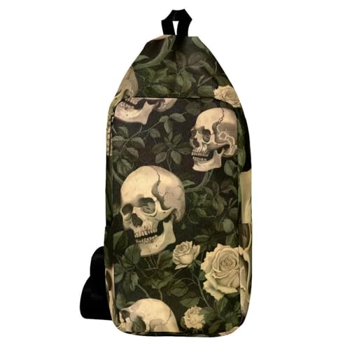 Sac à dos à bandoulière compact 16x36cm multicolore pour homme et femme