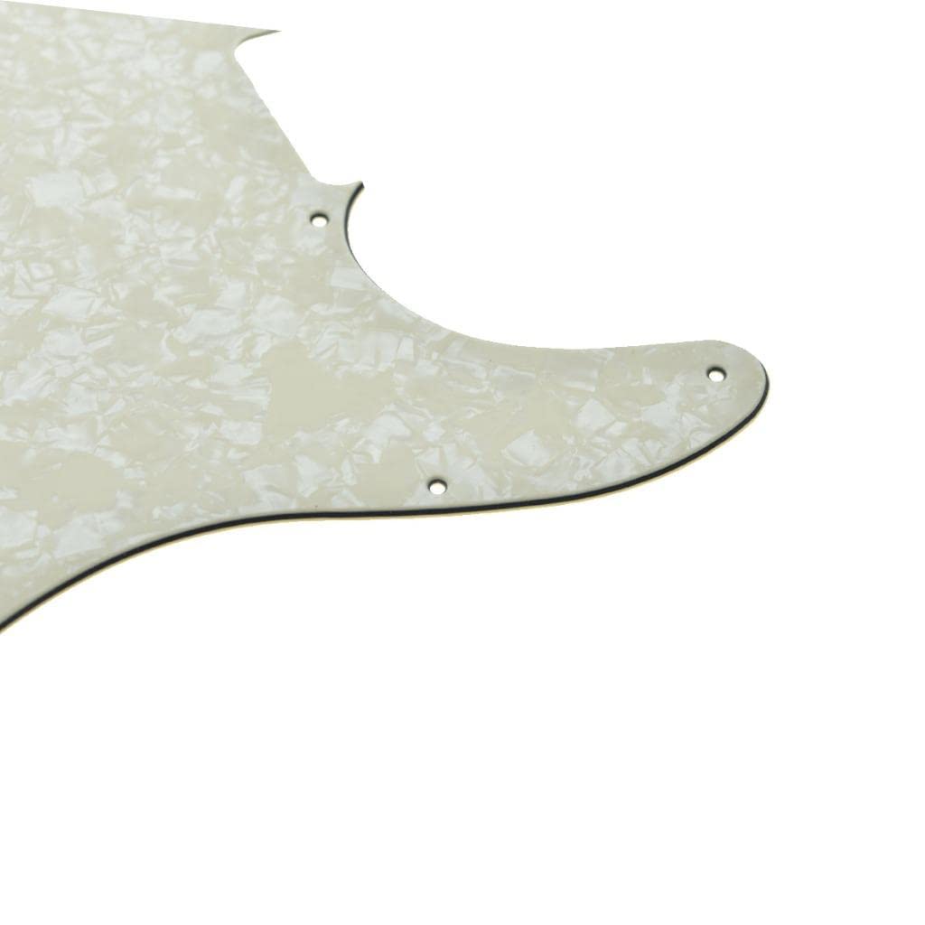 KAISH 8 Hole Tele Blank Guitar Pickguard Tele Pick Guard Scratch Plate for Telecaster Esquire Aged Pearl - Image 2