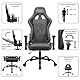 Game of Thrones - Gaming Stuhl oder Bürostuhl, Gamer Sessel für Erwachsene, bequemer Sitz, integrierte Kopfstütze, Armlehnen und Höhe verstellbar, ergonomische Rückenlehne - Schwarz.