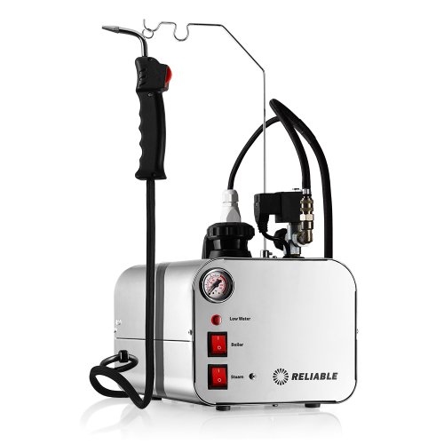 Reliable 5000CD Dental Steam Cleaner 50 PSI Pressure 2.5L Water Capacity, 12-Gauge Heavy-Duty Wiring, Stainless Steel Tank, Up-to 4 Hours Of Continuous Steam, Copper heating Element, 8' Steam Hose