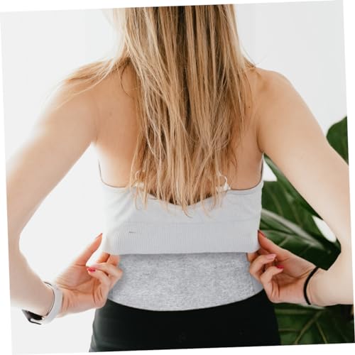 Cinturón lumbar ajustable para invierno minkissy gris miniatura 5