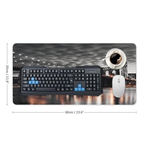 Mouse Pad grande de caucho con base antideslizante 60x30 cm miniatura 2