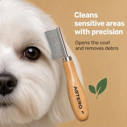 Peine Artero Buddy Mini Tear para perros y gatos miniatura 6