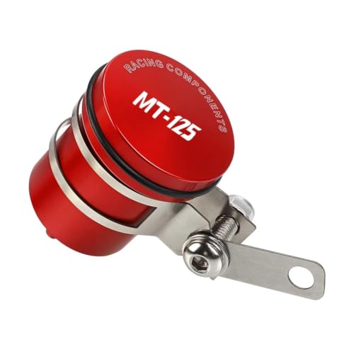 Réservoir liquide frein arrière Yamaha MT125 bocal huile frein moto rouge