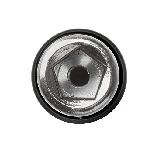 TranzX Unisex – Erwachsene Tranz X Schnellspanner-Set mit Spezialschlüssel als Diebstahlschutz, schwarz