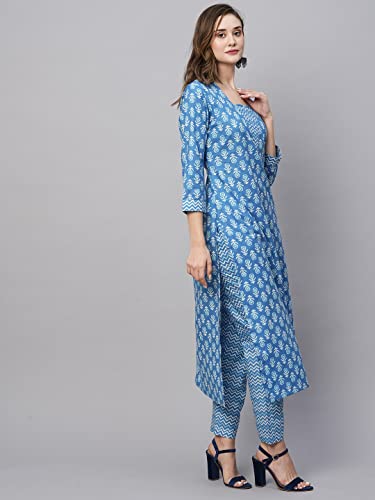 Image of ANNI DESIGNER Women's Cotton Kurta with Pant
