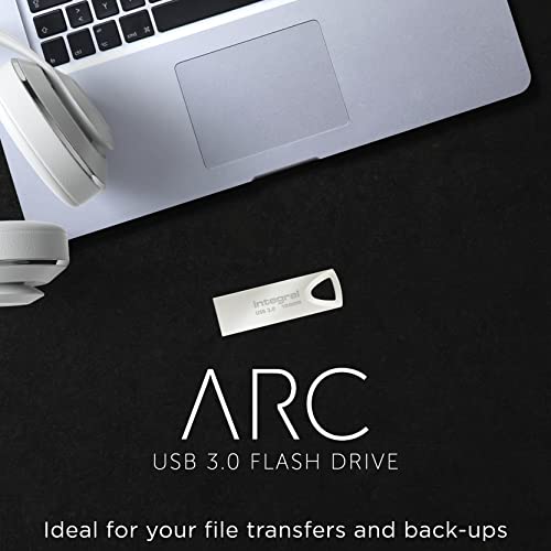 Image of Integral 128GB USB Memory 3.0 Flash Drive Fusion Metal Casing up to 110MB /s
