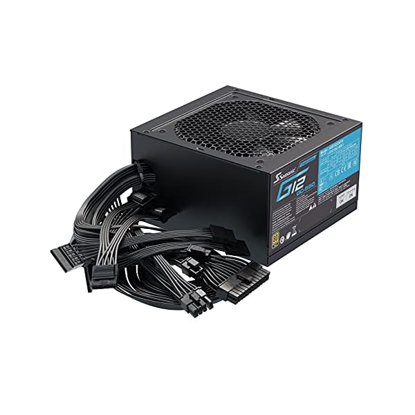 Seasonic PC-Netzteil - G12 GC-550 80 PLUS Gold - ATX 12V, hoher Wirkungsgrad, optimale Kühlung, stromsparend & leise 550 W – Bild 3