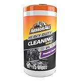Armor All Heavy Duty Cleaning Wipes, Disposable Car Wipes (75 Count)