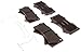 ACDelco Silver 14D1303CHF1 Ceramic Front Disc Brake Pad Set with Clips