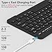 FUWANG Keyboard Case for iPad Pro 13 inch (M5/M4) 2025/2024, Magnetic Detachable for iPad Pro 13 inch Case with Keyboard, Folio Case for iPad pro 13'' M5/M4 with Pencil Holder Auto Sleep/Wake - Black
