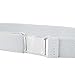 Buyless Fashion Kids Toddlers Baby Adjustable Elastic Stretch Belt with Silver Buckle - 5101-Gray