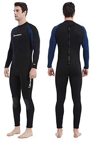 Lemorecn Wetsuits Jumpsuit Neoprene 3/2Mm Full Body Diving Suit(3031,L) #TOP1