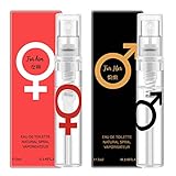 2 Stück Pheromon-Parfü, Pheromon-infundiertes Ätherisches Öl-Parfü Köln, Pheromon-Parfü Für Unisex, Langanhaltender Attraktiver Körpernebel, Sexy Parfü, Erhöht Die Anziehungskraft
