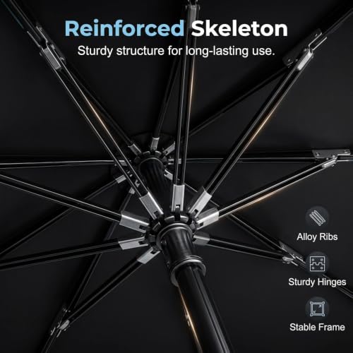 Image of Windshield Sun Shade Umbrella, Foldable Car Umbrella Sunshade with UV Block Car Front Window, Protection Front Window Sun Shield, Keeps Interior Cool, Fits Sedans SUV Trucks, Car Sun (57.08in*33.46in)