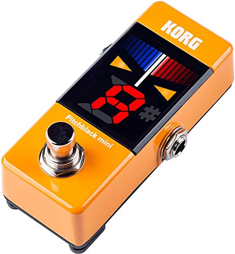 Korg Pitchblack Mini – Pédale accordeur – Orange - Les Beatles, Paul McCartney, John Lennon, RIngo Starr, George Harrison Korg Pitchblack Mini - Pédale accordeur - Orange – Image 3
