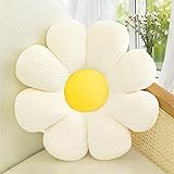 Deaboat 15' Flower Floor Pillow Flower Shape Cushion Cute Seating Pad Sunflower Chair Cushion Oversized Throw Pillow for Home Decoration Kids Girls Women Gifts