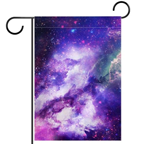 Glow Galaxy Texture Space - Papel pintado vertical de doble cara para jardín, decoración al aire libre