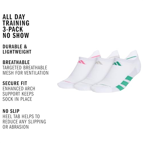 Image of adidas Women's All Day Training Socks 3 Pairs
