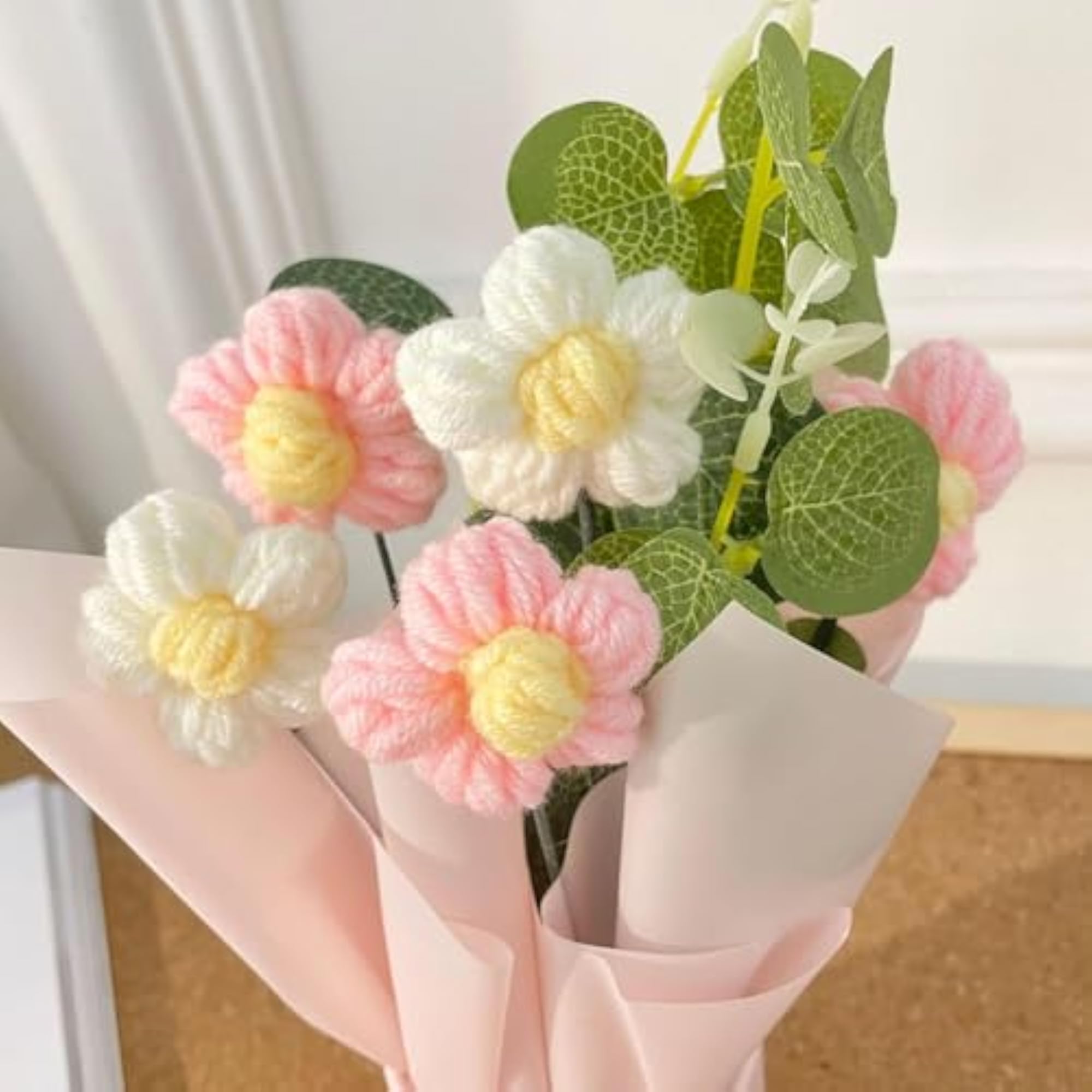 Artificial Pink Flower Bouquet