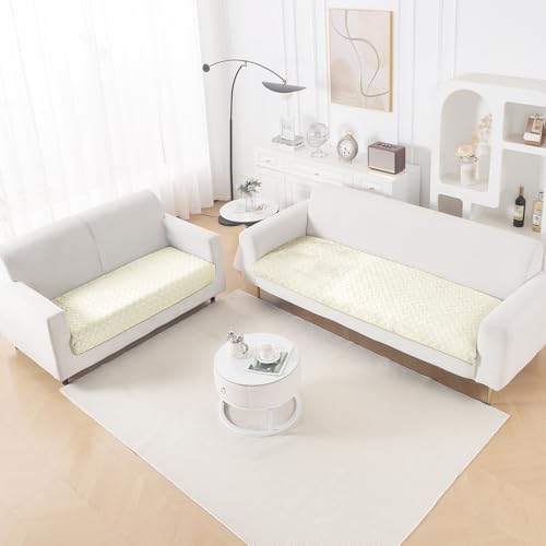HOKIPO 5 Seater Sofa Cover Mat with Anti-Slip Backing in 3+2 Conf...