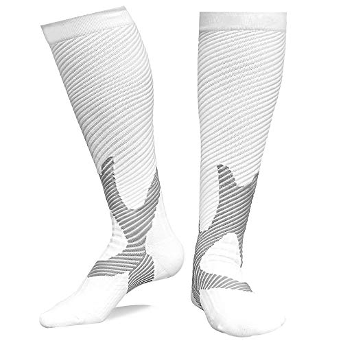 Meias Esportivas, Romacci Meias de compressão esportiva Meias de compressão respiráveis ​​para corri