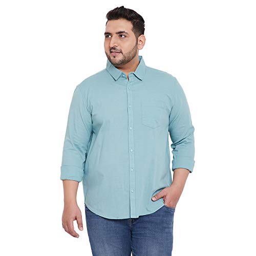 Instafab Plus Men Plus Size Solid Stylish Casual Shirts