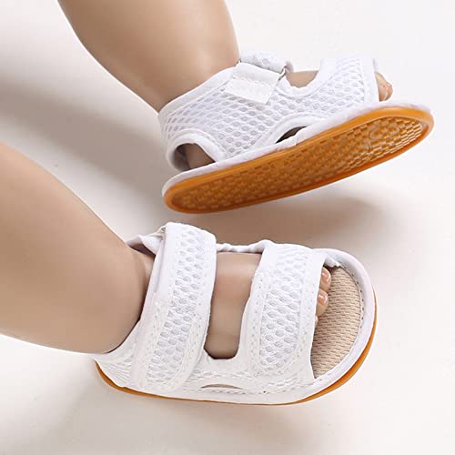 Baby Shoes Fashion Soft Toddler Shoes Breathable Hollow Baby Sandals Boys Flip Flops Size 23