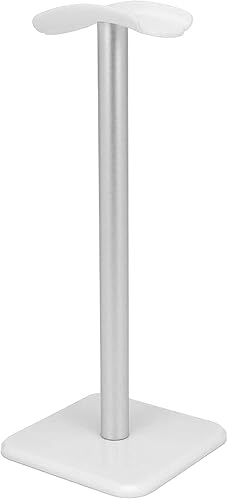 Miniatura 7 de Soporte para auriculares, soporte para auriculares para juegos con barra de soporte de aluminio, reposacabezas flexible, esquina redondeada, base