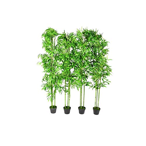 Wakects - Árbol de bambú Artificial con Maceta, 190 cm, bambú Artificial, para decoración del hogar, árbol de bambú Artificial