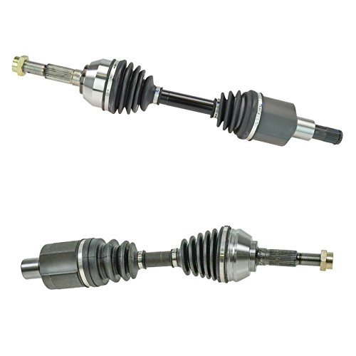 Image of TRQ Front Driver & Passenger Side CV Axle Assembly Set for 97-05 Chevrolet Blazer 4WD 97-04 S10 4WD 97-01 GMC Jimmy 4WD 97-04 Sonoma 4WD 98-00 Isuzu Hombre 4WD 97-01 Oldsmobile Bravada