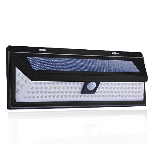 Feux de sécurité 118 LED projecteurs solaires avec capteur de mouvement extérieur étanche