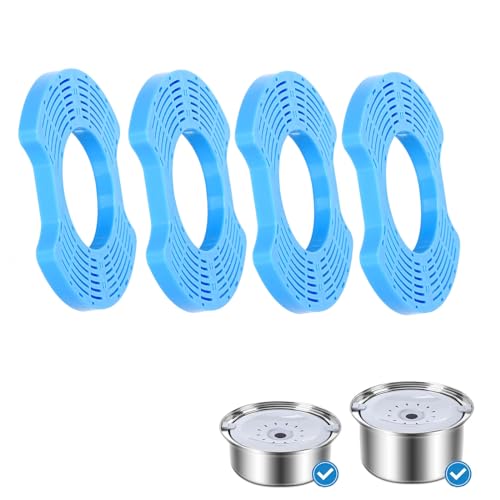 WEINIDASI Hundenapf Auslaufsicher aus Edelstahl Alternative Filter(4PCS)