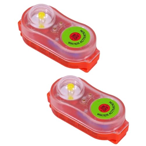 Mucshim Equipo de supervivencia de seguridad Detección automática Chaleco salvavidas Luz estroboscópica Rojo