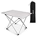 Produktbild Navaris Campingtisch Camping Klapptisch Ultraleicht - 55,7x40,5x38,5cm Alu Tisch Balkon klappbar - Beistelltisch Balkontisch klein in Silber Hellgrau