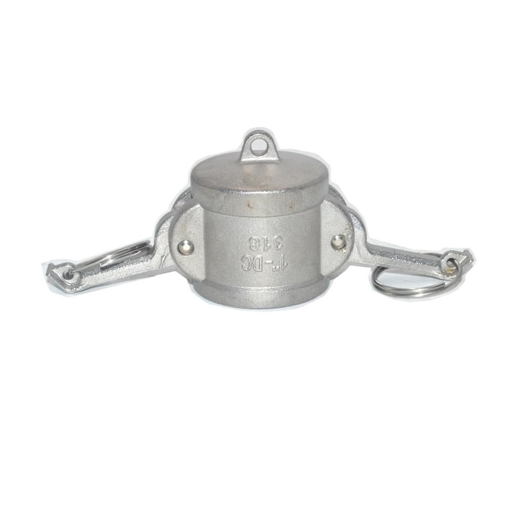 AARTERZZA DN15 -DN200 Type DC Coupler Camlock Fitting Cam Stainless Steel SS 304 Cap Stop Flow(DN15)