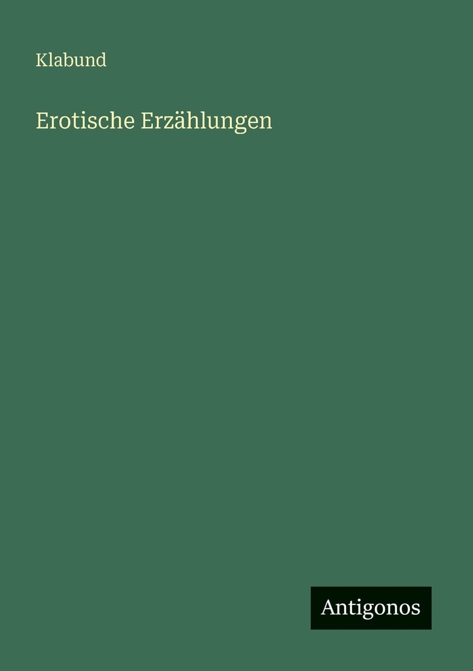 Erotische Erzählungen