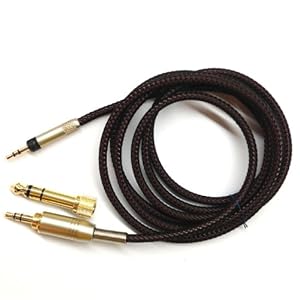 (1.5m) – 1.5m Replacement Audio upgrade Cable For Sennheiser HD595 HD598 HD558 HD518 Headphones