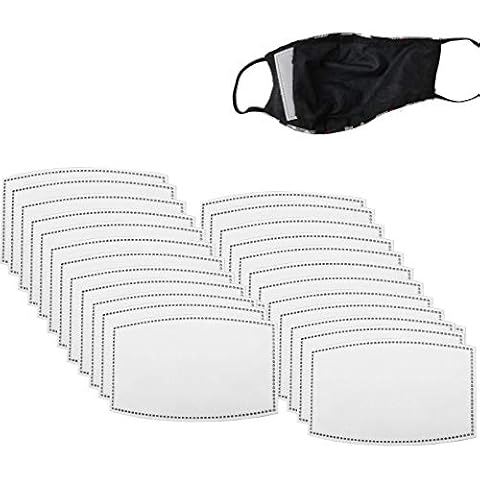 Filtro antivaho con 5 capas de carbón activado PM2.5 reemplazable Cover