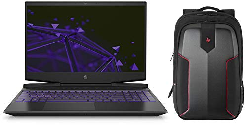 Image of HP Pavilion Gaming Core i5 9th Gen (8GB /1TB HDD + 256GB SSD /Win 10 /NVIDIA GTX 1050 4GB Graphics) 15-dk0045TX & Omen Gaming Backpack