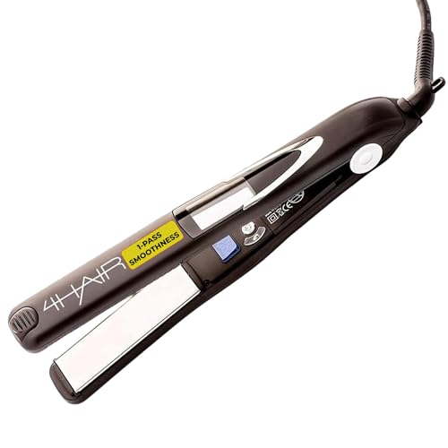 Plancha de Pelo 4Hair Vibe Flat Iron Negra Titanio miniatura 1