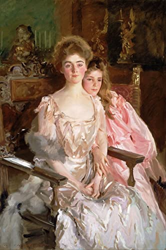 Cuadro en lienzo decorativo de John Singer Sargent para oficina, pintura clásica de 60x90cm