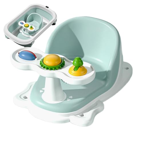 Asiento De Ducha Para Bebe, Silla De Baño Con Ventosas Asiento Bañera Bebe Antideslizante Silla Bañera Portátil Para Niños, Niñas, Padres