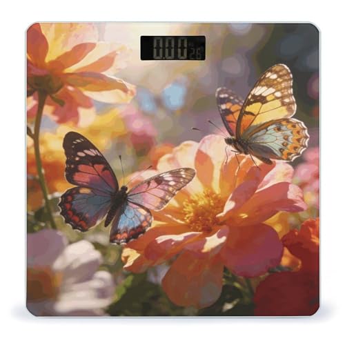 Báscula digital para baño con pantalla LED clara