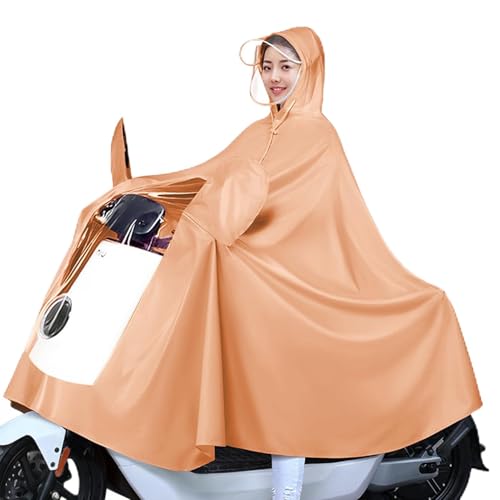 Chubasquero, Poncho de Lluvia para Bicicleta Poncho de Lluvia Reutilizable de Cuerpo Completo Impermeable con Batería para Coche Adecuado para Bicicletas de un (4X Tipo de