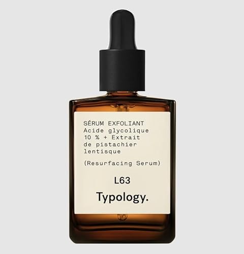 Typology L63 Exfoliating Serum with 10% Glycolic Acid 1 FL. Oz & Complimentary Sheet Masque
