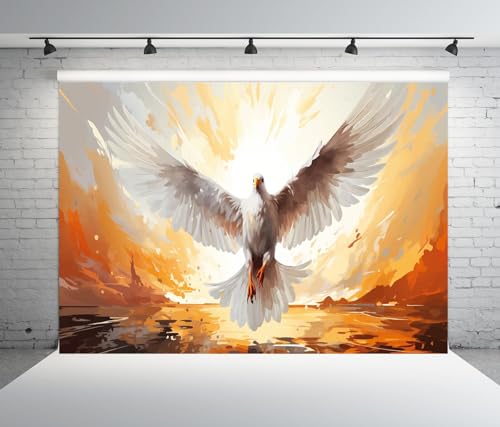 BELECO Fondo Fotográfico 9x6ft Pentecost Watercolor miniatura 3