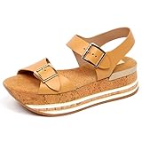  Hogan F4114 Sandalo Donna Dark beige H354 Scarpe Cork Sandal Shoe Woman [39]